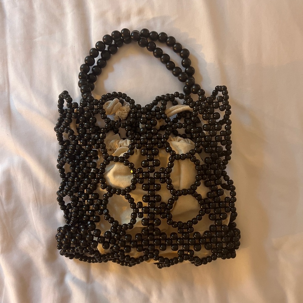 NEW Showpo beaded black bag